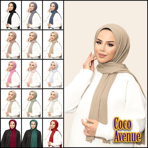 Plain jersey hijab ladies - plain,