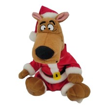 Gemmy Brown Animated Christmas Soft Scooby Doo Stuffed Plush Toy