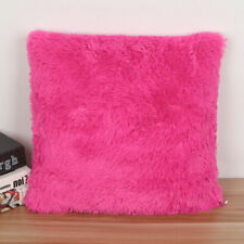 17x17" Fur Fluffy Plush Throw Pillow Cases Shaggy Soft  Sofa Cushion Cover
