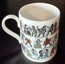 William Shakespeare Plays Theatre Ceramic coffee mug Picturemap McLaggan Smith