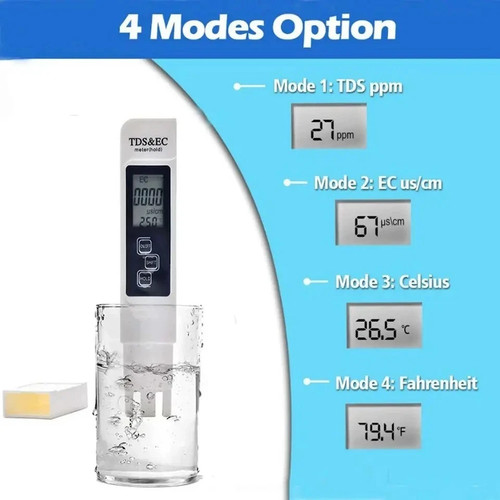 Digital tester tds ppm - ec,
