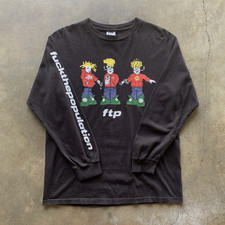 F the Population FTP Trip to Eclipse Spliffy long sleeve t-shirt