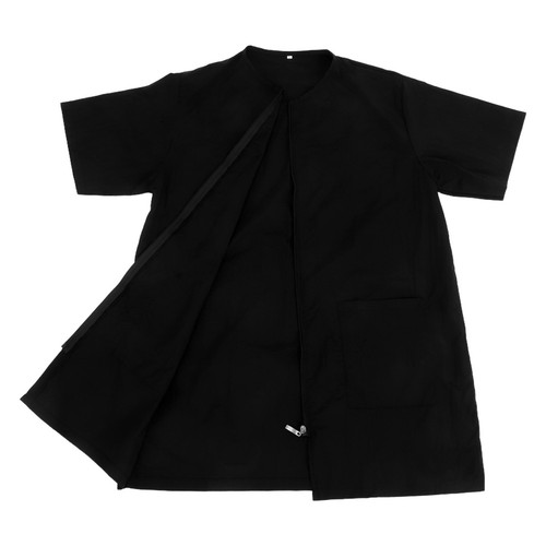 Pet grooming smock with - smock, zipper