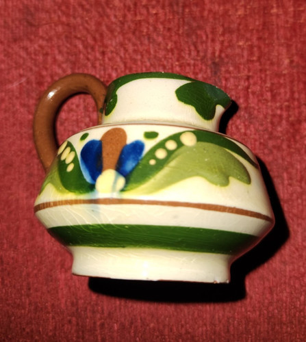 Mottoware small jug - -, 'take