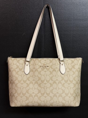 Coach ch504 light khaki canvas - coach,