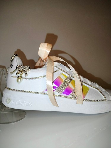 Adidas trainers bling custom - adidas,