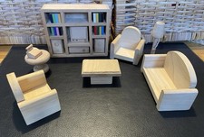 Wooden Dolls House Furniture