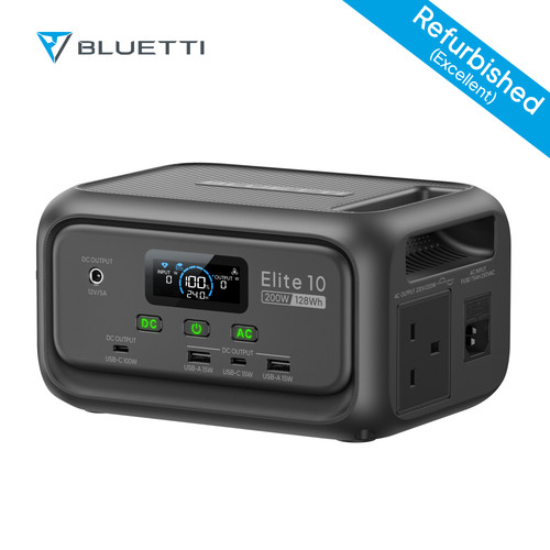 Bluetti elite 128wh - bluetti, 200w