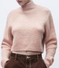 Zara baby pastel pink slubby