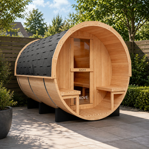 Kove outdoor barrel sauna - kove, –
