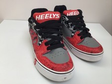 Heelys Unisex Kids Size UK 2 Red/ Black/ Grey