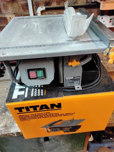 Titan electric tile cutter - tile,