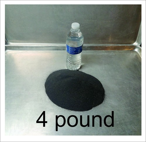Lbs magnetite black sand - 4-lbs,