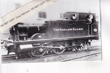 INVERNESS SHED  - HIGHLAND RAILWAY LOCO. NO. 22 - PHOTO PRINT - #8728