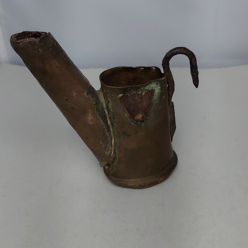 Antique coal miners teapot - coal,