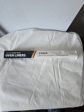 Extra Large Oven Liners for Bottom of Oven (3 Pack) - Universal Non-Stick Liner