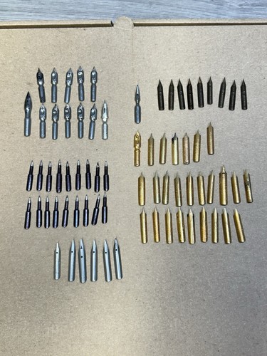 Joblot vintage pen nibs - joblot,