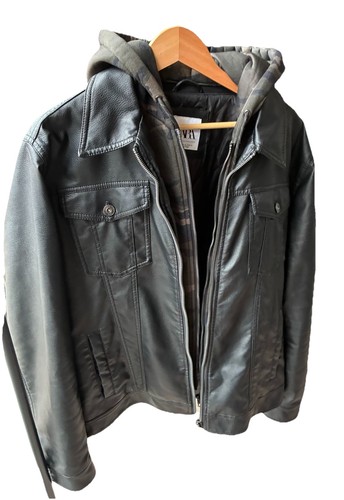 Men zara faux leather - zara,