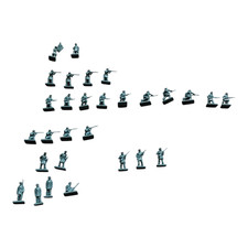 Airfix Waterloo Prussian Infantry 1815 x 29 Soldiers OO-OH Scale - Preloved VGC