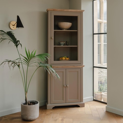 Corner display cabinet glass - corner,