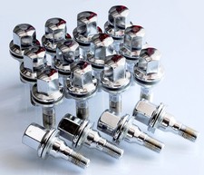 16 x OE style flat seat alloy