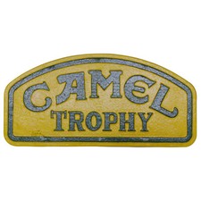 Camel Trophy Small 23cm Cast Iron Sign Plaque GarageWorkshop Challenge Landrover