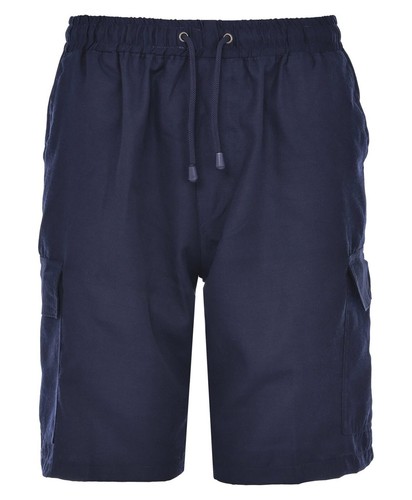 Mens navy summer cargo shorts - navy,