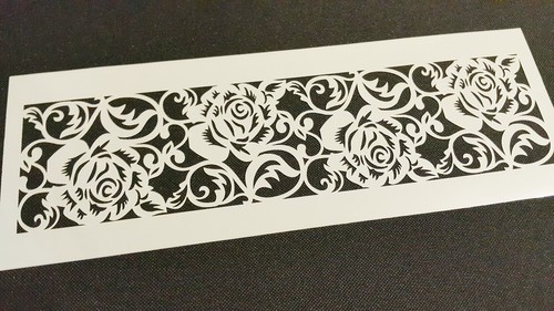 Lace roses border - lace,