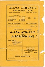 Alloa Athletic v Airdrie