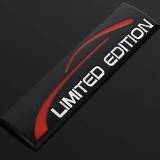 1 Pc Black  3D Limited Edition Logo Car Badges Metal Auto Sticker SMD 021