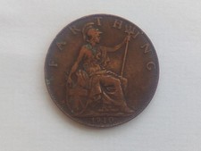 Edward VII 1910 farthing. low mintage