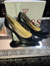 GUESS Womens Black Court Shoes - UK Size 5 EU 38