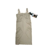 Marilyn Monroe Intimates Seamless Shaping Slip XL  Cafe Under Bust Wiring BNWT