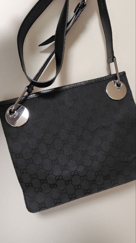 Gucci canvas black shoulder - gucci,
