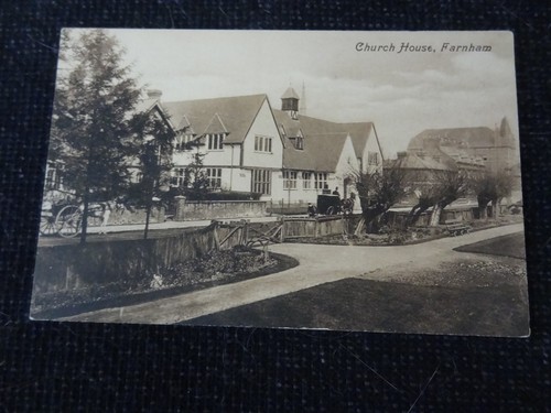 Church house farnham postcard - farnham,