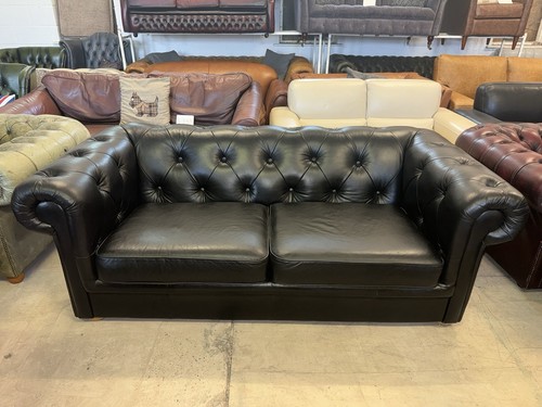 Dfs chesterfield black - chesterfield,