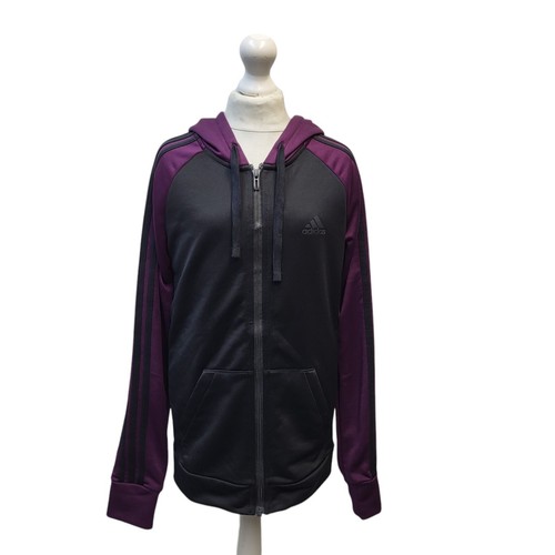 Adidas black purple - &, hooded