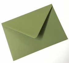 Sage Colorplan Mid Green A5 C5 (152x216mm) Gummed Invitation Envelopes 135gsm