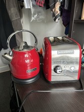 KitchenAid Automatic 2 Slice Toaster And Electric Kettle In Empire Red