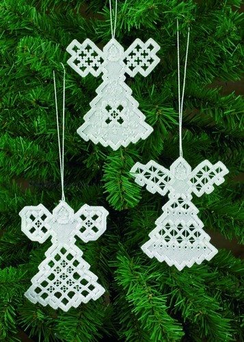 Permin hardanger angels - hardanger,