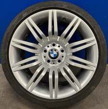GENUINE BMW 19” 172M SPORT SPIDER SILVER 8.5J FRONT ALLOY WHEEL + MICHELIN TYRE
