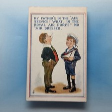 WW1 Comic Postcard C1917 Royal