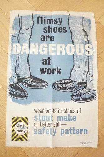 C1960s flimsy shoes work - shoes,