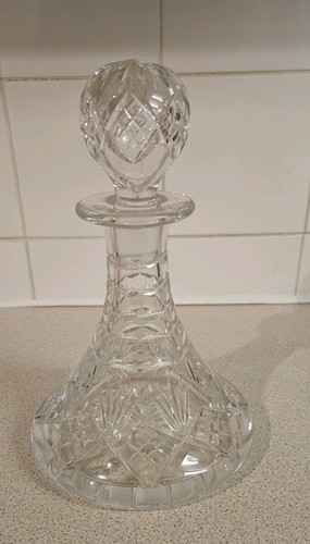 Beautiful cut crystal ships - cut,