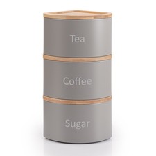 Stackable Canister Set of 3