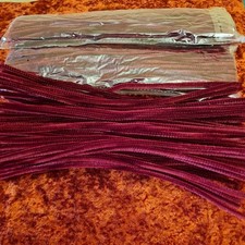 Chenille Craft Stems Pipe Cleaners 30cm x 100 6mm  Burgundy/Claret