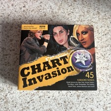 karaoke chart invasion-Format Cd+G-45 Karaoke Songs Music CD