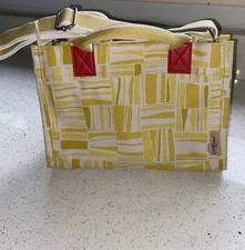 Cath Kidston Hand Bag Mini Woodblock Little Sidekick Tote Bag BNWOT