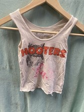 Hooters X-small Vest Top Signed and Worn By Hooter Girl Brogan