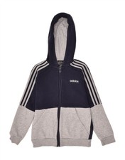 ADIDAS Boys Zip Hoodie Sweater